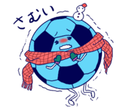 soccer ball sticker #10075087