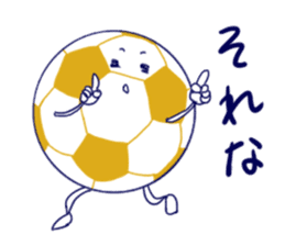 soccer ball sticker #10075089