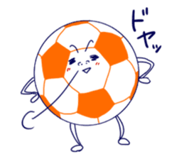 soccer ball sticker #10075092