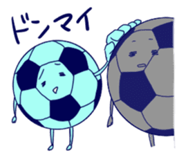 soccer ball sticker #10075093