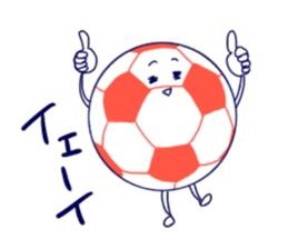 soccer ball sticker #10075094