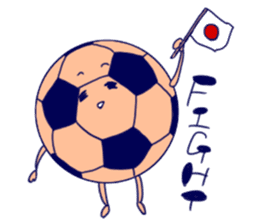 soccer ball sticker #10075096