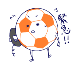 soccer ball sticker #10075100