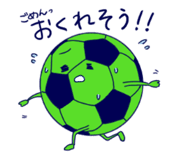 soccer ball sticker #10075103