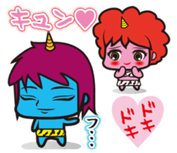 Demon heroes 1 :Oni rangers -friendship sticker #10075285