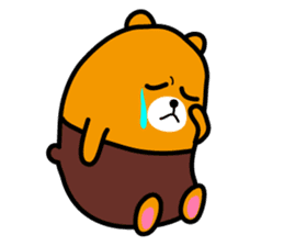 Liu-Lang Bear-Sad Time sticker #10075304