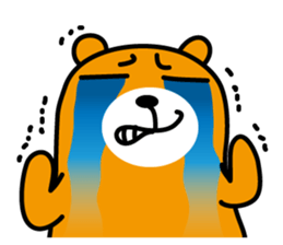 Liu-Lang Bear-Sad Time sticker #10075306