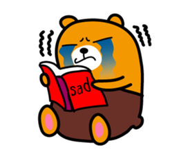 Liu-Lang Bear-Sad Time sticker #10075317
