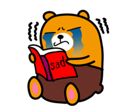 Liu-Lang Bear-Sad Time sticker #10075317