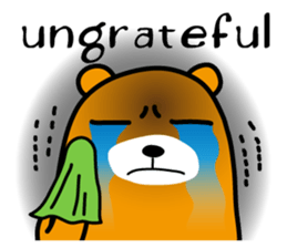 Liu-Lang Bear-Sad Time sticker #10075320
