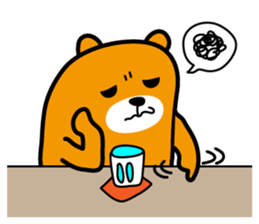 Liu-Lang Bear-Sad Time sticker #10075321