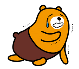 Liu-Lang Bear-Sad Time sticker #10075322