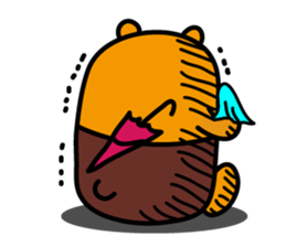 Liu-Lang Bear-Sad Time sticker #10075326