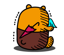 Liu-Lang Bear-Sad Time sticker #10075326