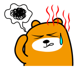 Liu-Lang Bear-Sad Time sticker #10075328