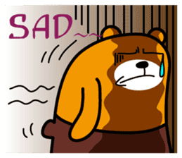 Liu-Lang Bear-Sad Time sticker #10075330