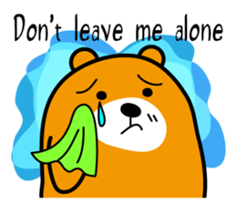 Liu-Lang Bear-Sad Time sticker #10075332