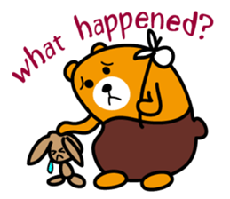 Liu-Lang Bear-Sad Time sticker #10075333