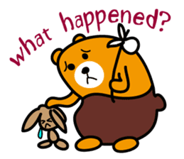 Liu-Lang Bear-Sad Time sticker #10075333