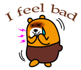 Liu-Lang Bear-Sad Time sticker #10075334