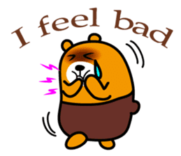 Liu-Lang Bear-Sad Time sticker #10075334