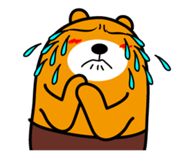 Liu-Lang Bear-Sad Time sticker #10075335