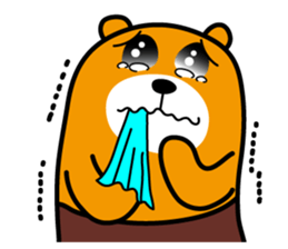 Liu-Lang Bear-Sad Time sticker #10075336