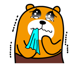 Liu-Lang Bear-Sad Time sticker #10075336