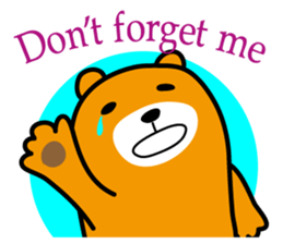 Liu-Lang Bear-Sad Time sticker #10075337