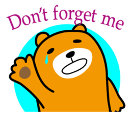 Liu-Lang Bear-Sad Time sticker #10075337