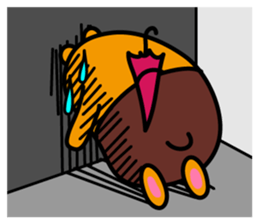 Liu-Lang Bear-Sad Time sticker #10075338