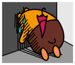 Liu-Lang Bear-Sad Time sticker #10075338