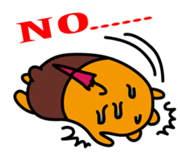 Liu-Lang Bear-Sad Time sticker #10075341