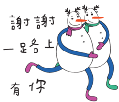 Snowman and Berry Doll sticker #10075719