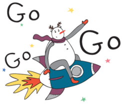 Snowman and Berry Doll sticker #10075720