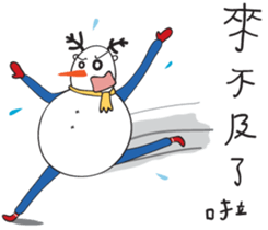 Snowman and Berry Doll sticker #10075728