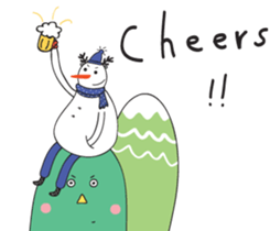 Snowman and Berry Doll sticker #10075736