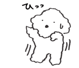 happy toy poodle life sticker #10075889