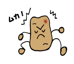 potato waku waku sticker #10076160