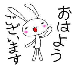 pura rabbit sticker #10076744