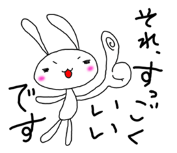 pura rabbit sticker #10076746