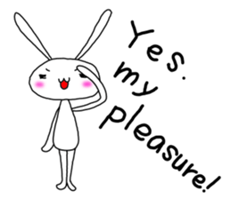 pura rabbit sticker #10076750