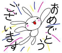 pura rabbit sticker #10076767