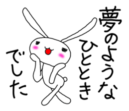 pura rabbit sticker #10076780