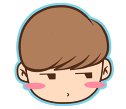 Chocoblue Boy sticker #10076917