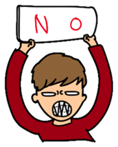 Braces Boy sticker #10077325