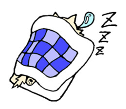 A white dog with short legs sticker #10078194