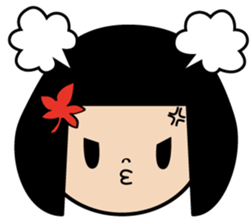 Maple to hair sticker #10078719