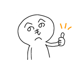 Mr.Henohenomoheji sticker #10078741