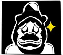 The blue helmet animal team sticker #10078909